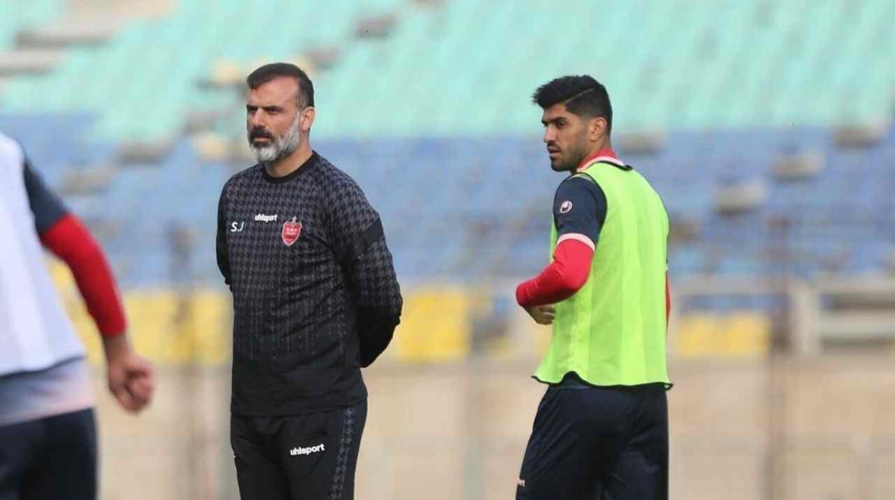 سیدجلال حسینی- تمرین پرسپولیس