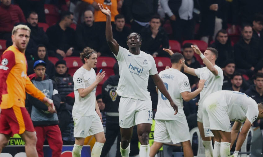 بازی گالاتاسارای و سن ژیلواز در لیگ قهرمانان اروپا 