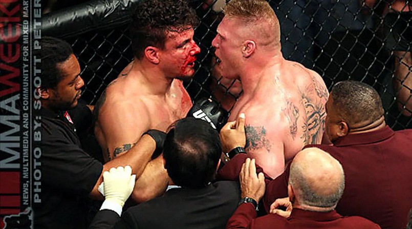 براک لزنر و فرانک میر، مبارزان UFC
