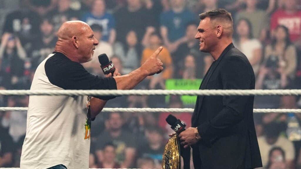 گلدبرگ و گونتر، ستارگان کشتی کج WWE در شوی ماندی نایت راو