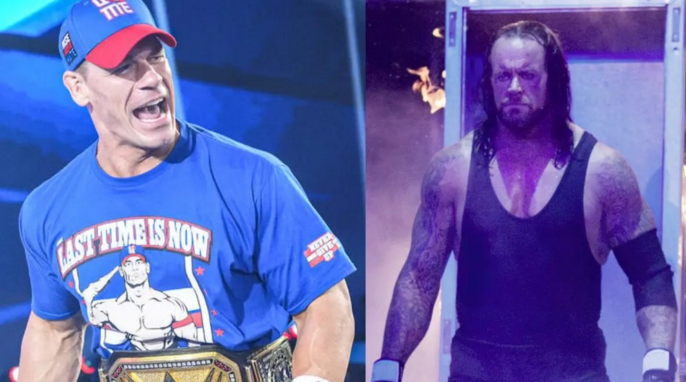 آندرتیکر  و جان سینا از بزرگترین ستارگان تاریخ کشتی کج و کمپانی WWE