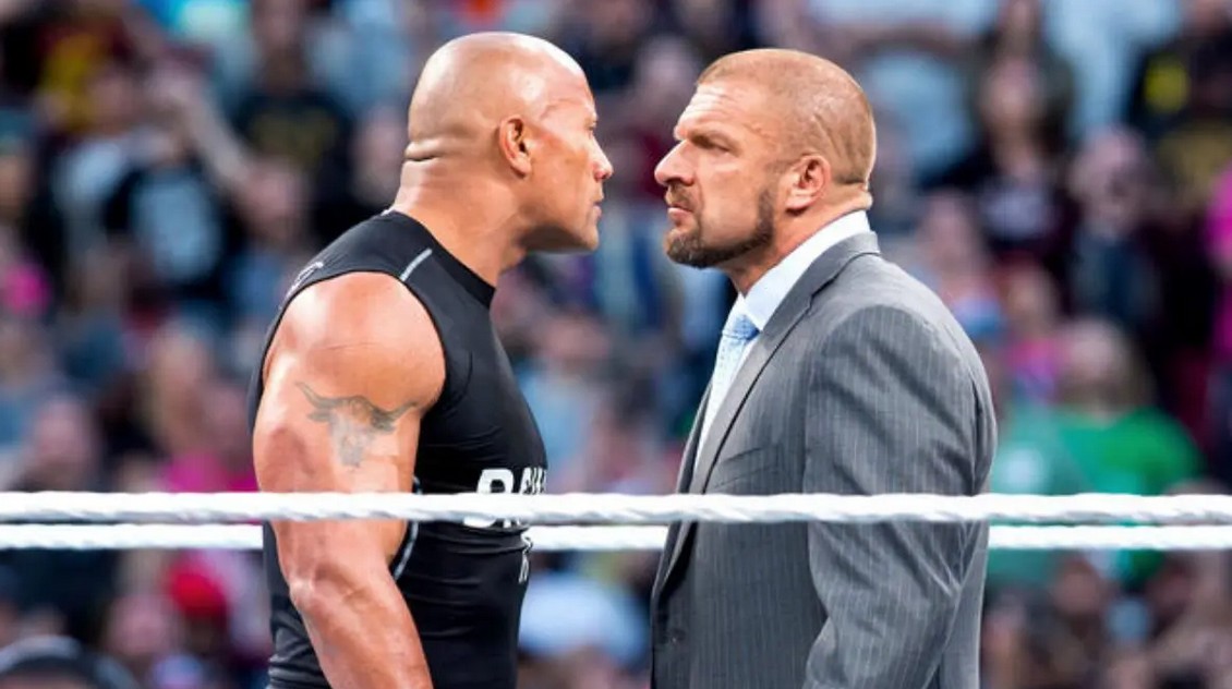 د راک و تریپل اچ؛ ستارگان کشتی کج و WWE