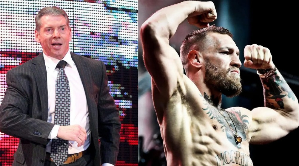 وینس مکمن، مالک سابق کمپانی کشتی کج WWE و کانر مک گرگور، قهرمان ufc