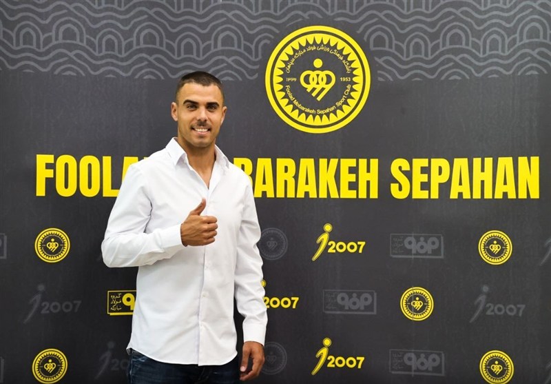 عکس از ریکاردو آلوز هافبک پرتغالی سپاهان