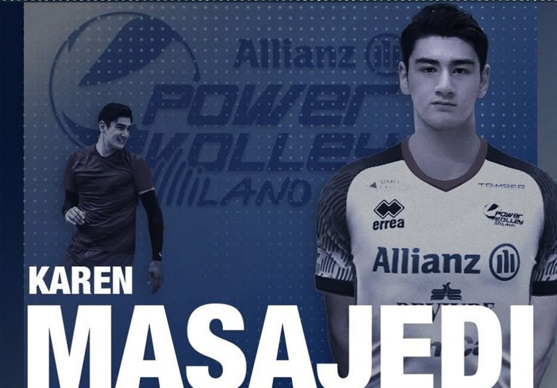 عکس از کارن مسجدی بازیکن والیبال