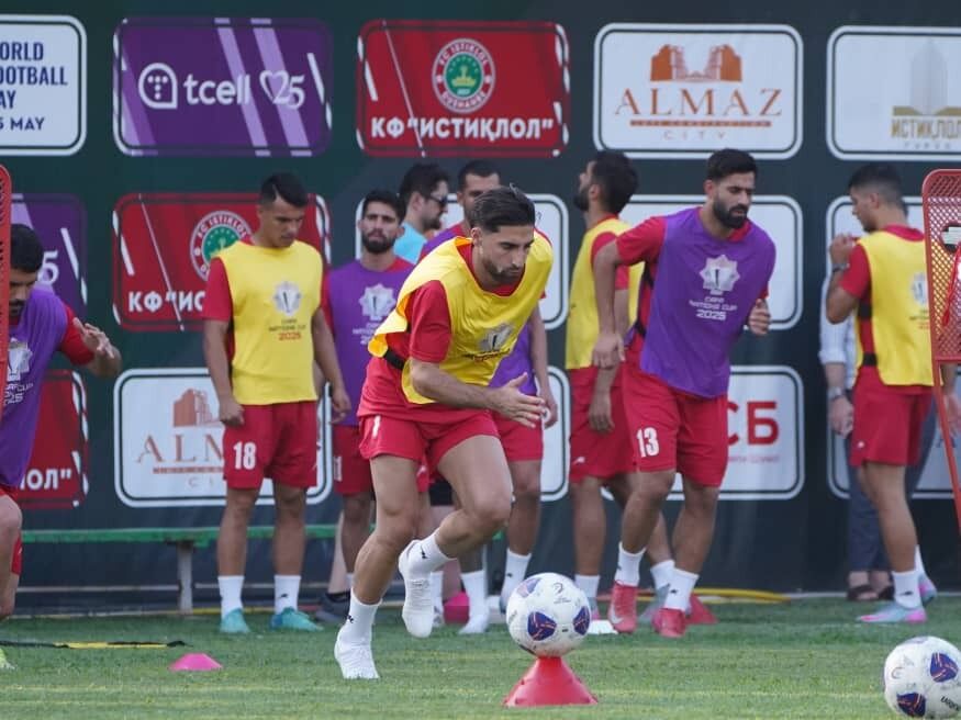 عکس از تمرین تیم ملی ایران پیش از بازی با افغانستان