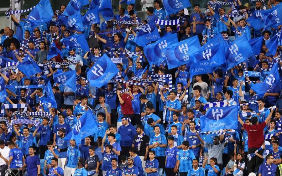 عکس از هواداران الهلال در لیگ قهرمانان آسیا ۲۰۲۳
