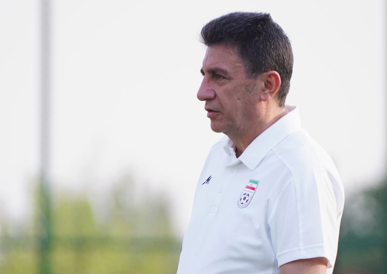 عکس از امیر قلعه نویی سرمربی تیم ملی ایران در کافا ۲۰۲۵