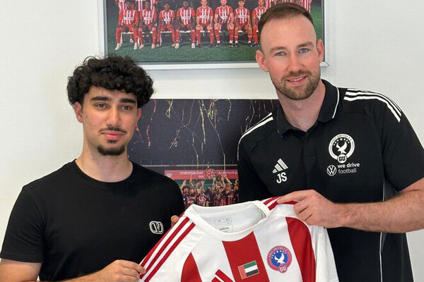 عکس از امیرمحمد دولتشاهی بازیکن ایرانی جدید تیم گلف امارات