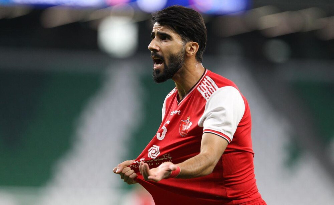 عکس از بشار رسن هافبک سابق پرسپولیس