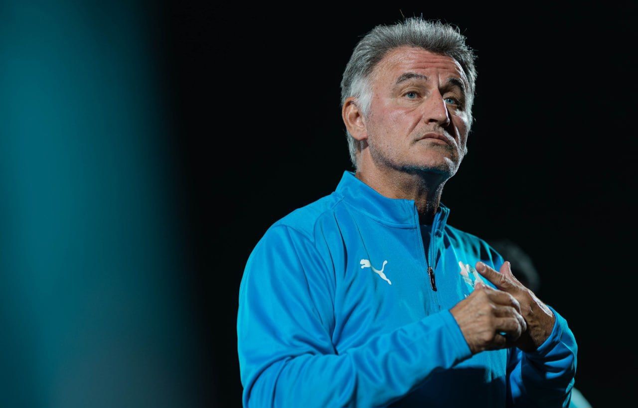 عکس از کریستوف گالتیه سرمربی فرانسوی تیم نیوم عربستان