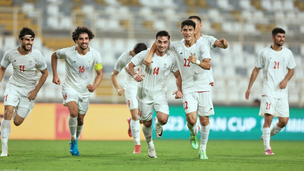 عکس از بازیکنان تیم امید ایران