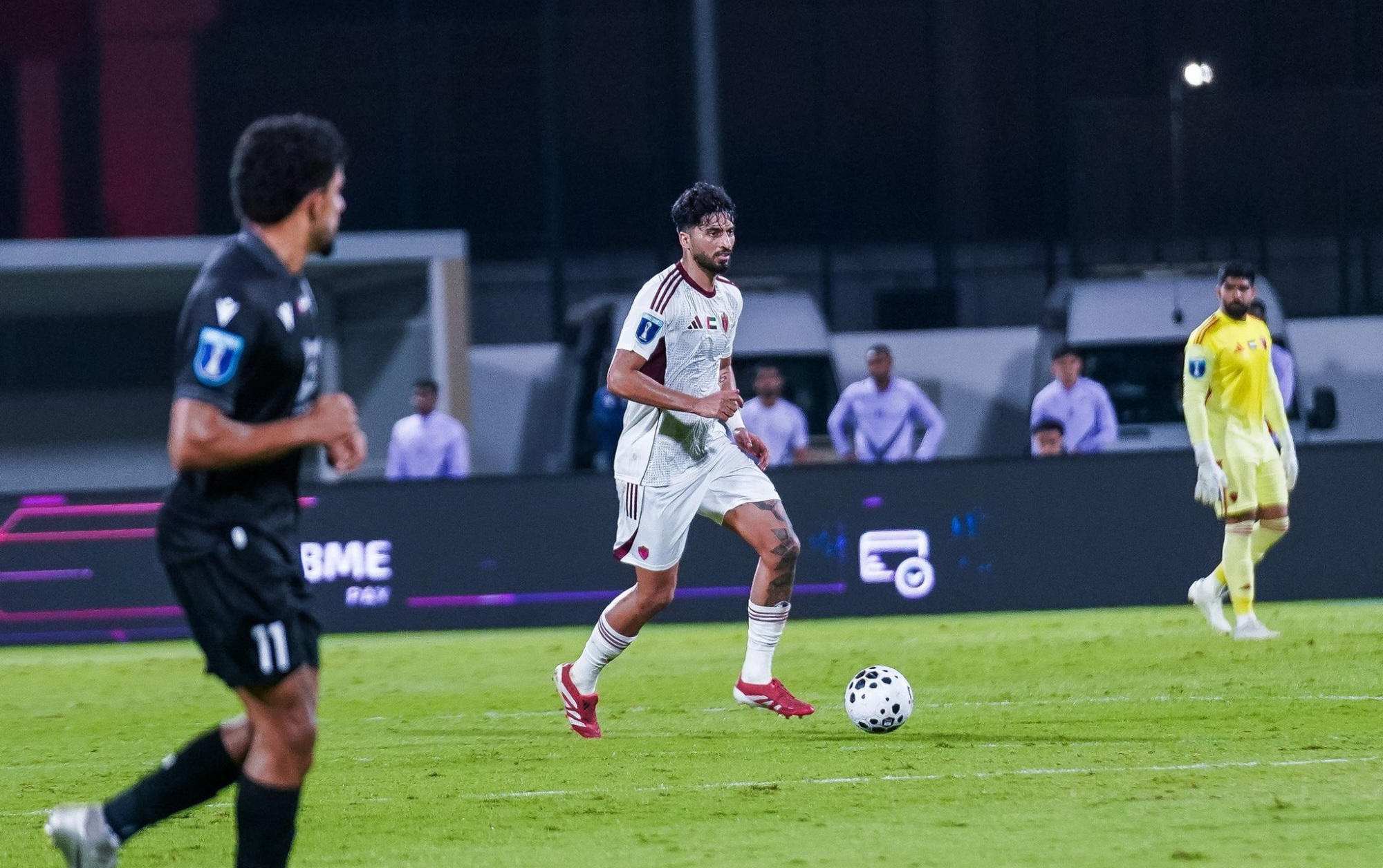 عکس از محمد قربانی هافبک ایرانی تیم الوحده امارات