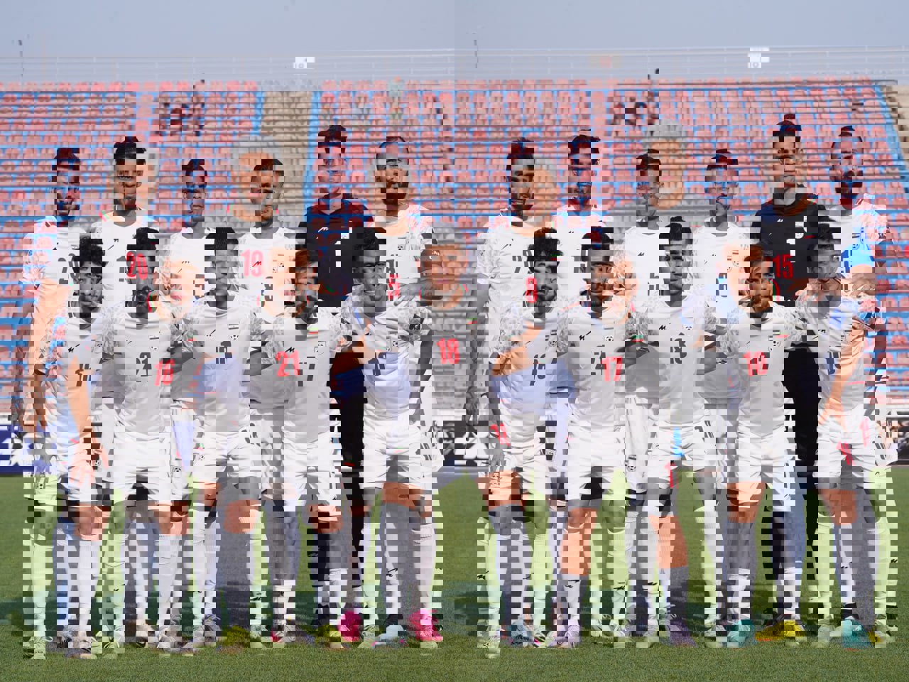 عکس از تیم ملی ایران مقابل افغانستان