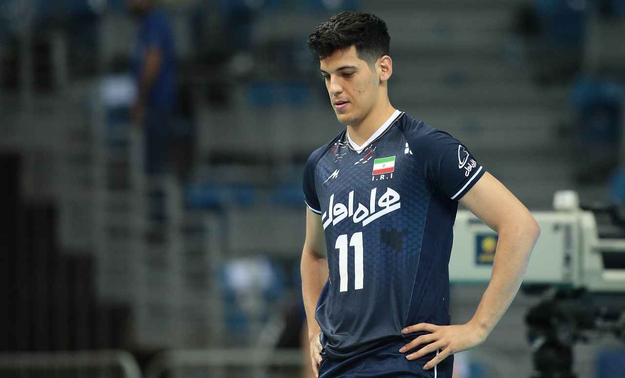 عکس از صابر کاظمی والیبالیست سابق تیم ملی ایران