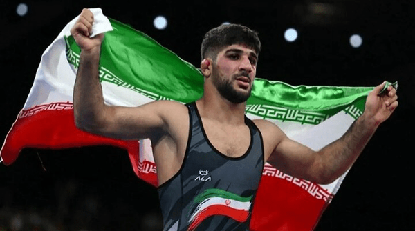 عکس از سعید اسماعیلی کشتی گیر فرنگی تیم ملی ایران