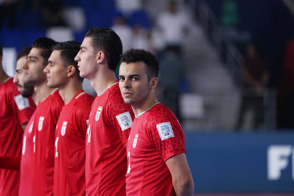عکس از سالار آقاپور بازیکن تیم ملی فوتسال ایران در جام جهانی ۲۰۲۴