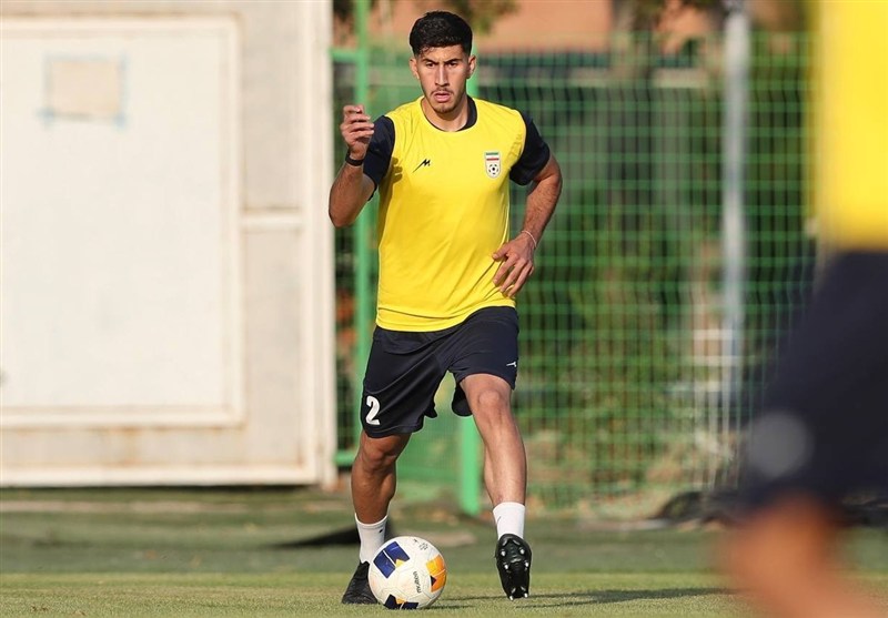 عکس از سهیل صحرایی دفاع راست تیم ملی