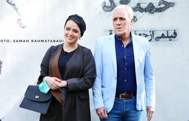 عکس از ترانه علیدوستی ستاره سینمای ایران و پدرش حمید علیدوستی