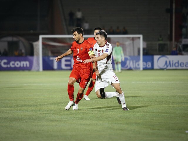 عکس از بازی تراکتور و الوحده در لیگ نخبگان آسیا