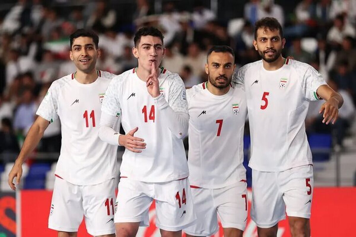 عکس از تیم ملی فوتسال ایران