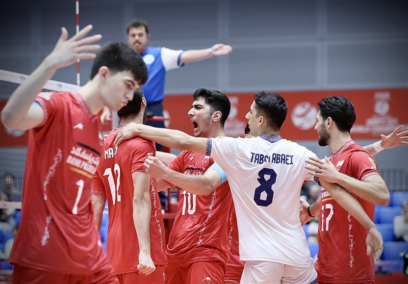 عکس از بازی تیم ملی والیبال جوانان ایران مقابل لهستان در قهرمانی جهان