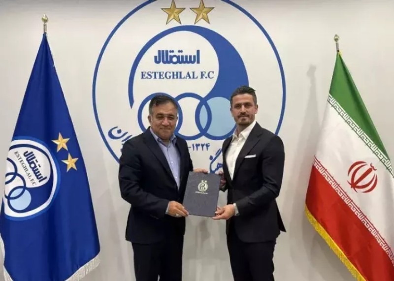 عکس از وریا غفوری و علی تاجرنیا استقلال ۱۴۰۴