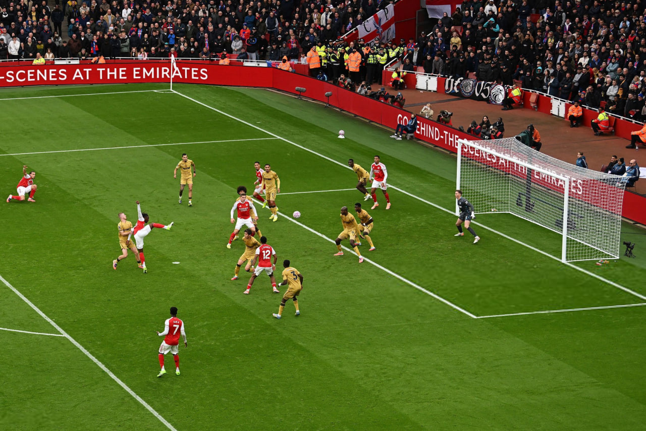 تصویری از دیدار آرسنال کریستال پالاس در لیگ برتر 