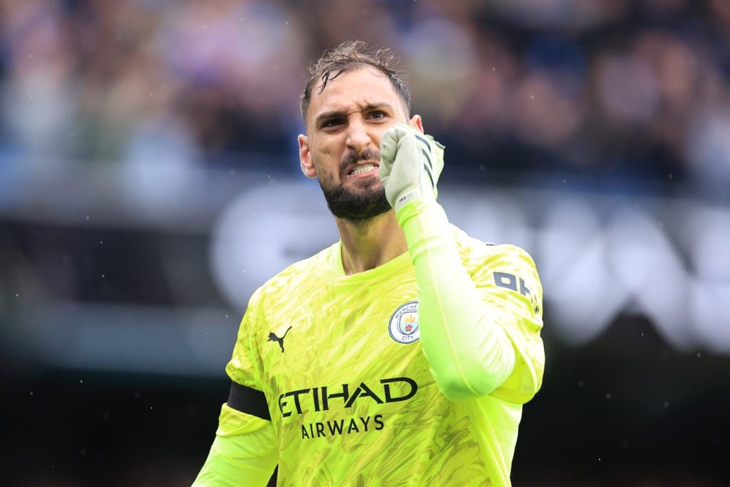 خوشحالی جانلوییجی دوناروما در بازی منچستریونایتد و منچسترسیتی 