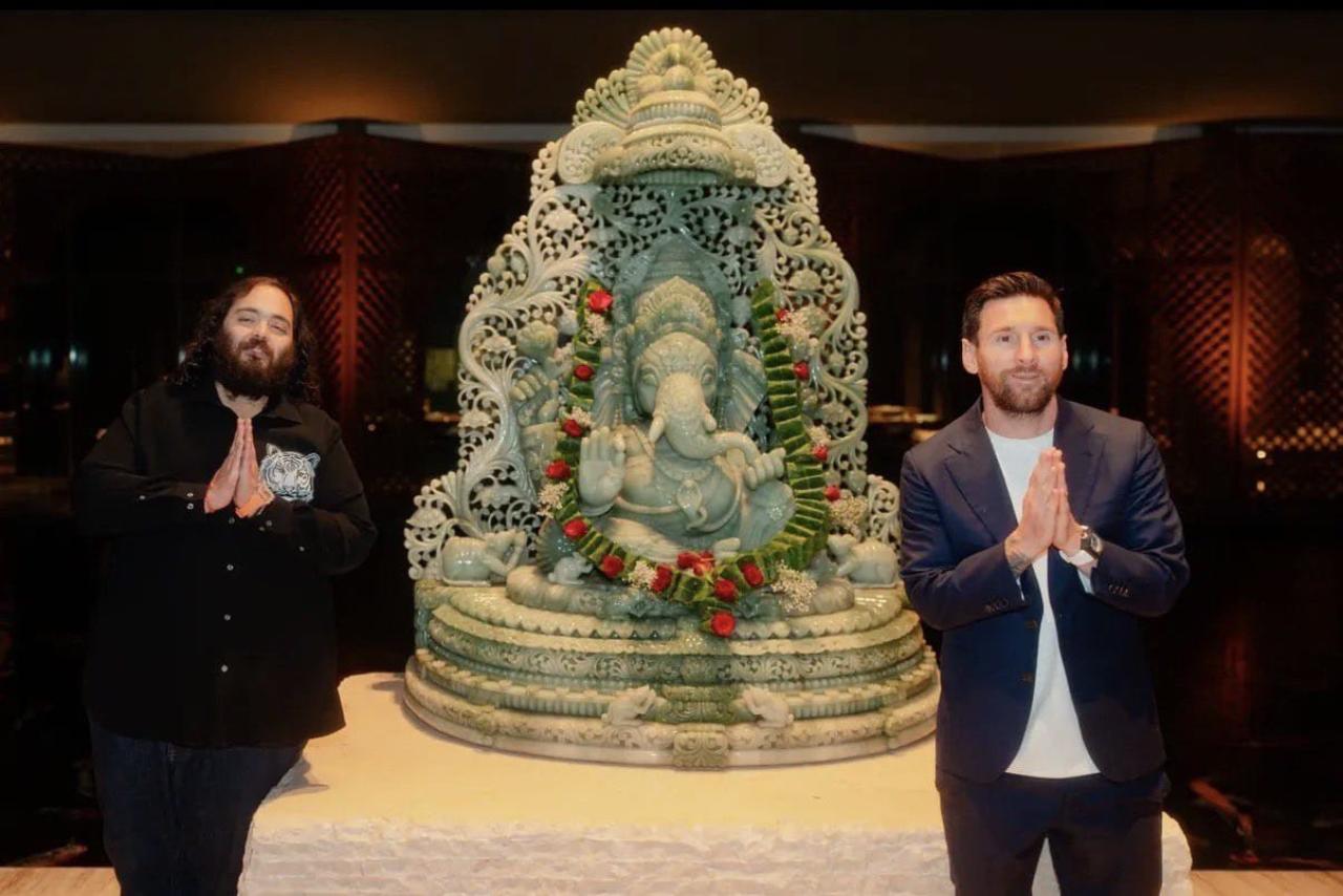 لیونل مسی و آنات امبانی، ثروتمند پسر هند