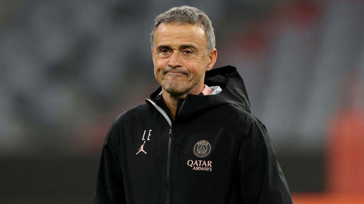 لوئیز انریکه در پیراهن پاری سن ژرمن در لیگ قهرمانان اروپا 