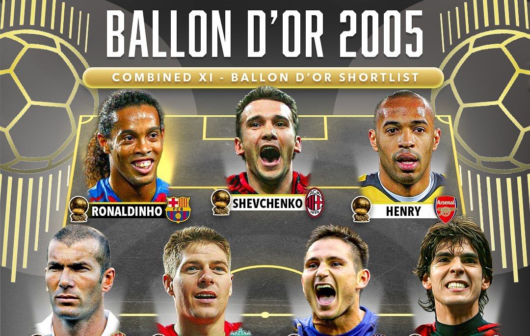 تیم منتخب توپ طلای ۲۰۰۵