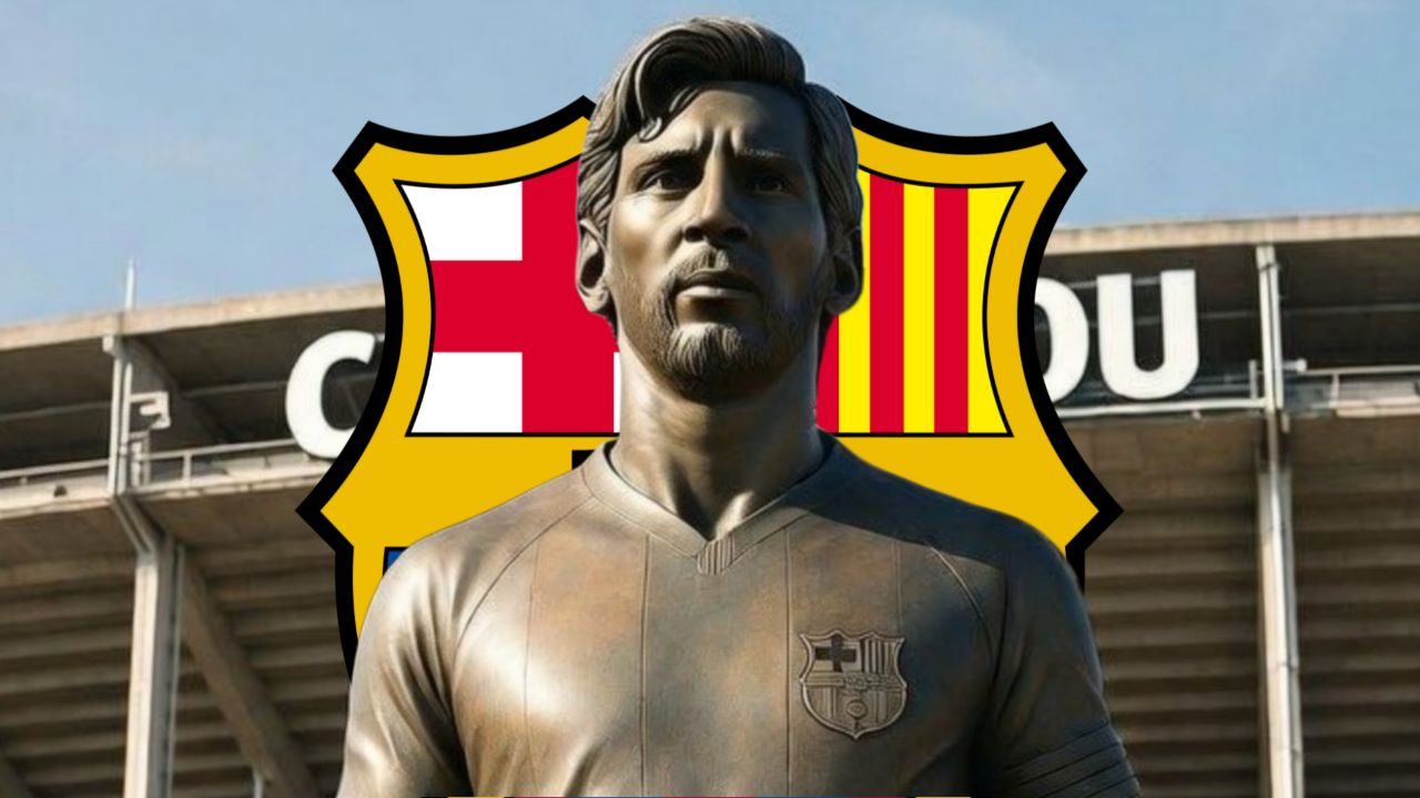 مجسمه لیونل مسی 