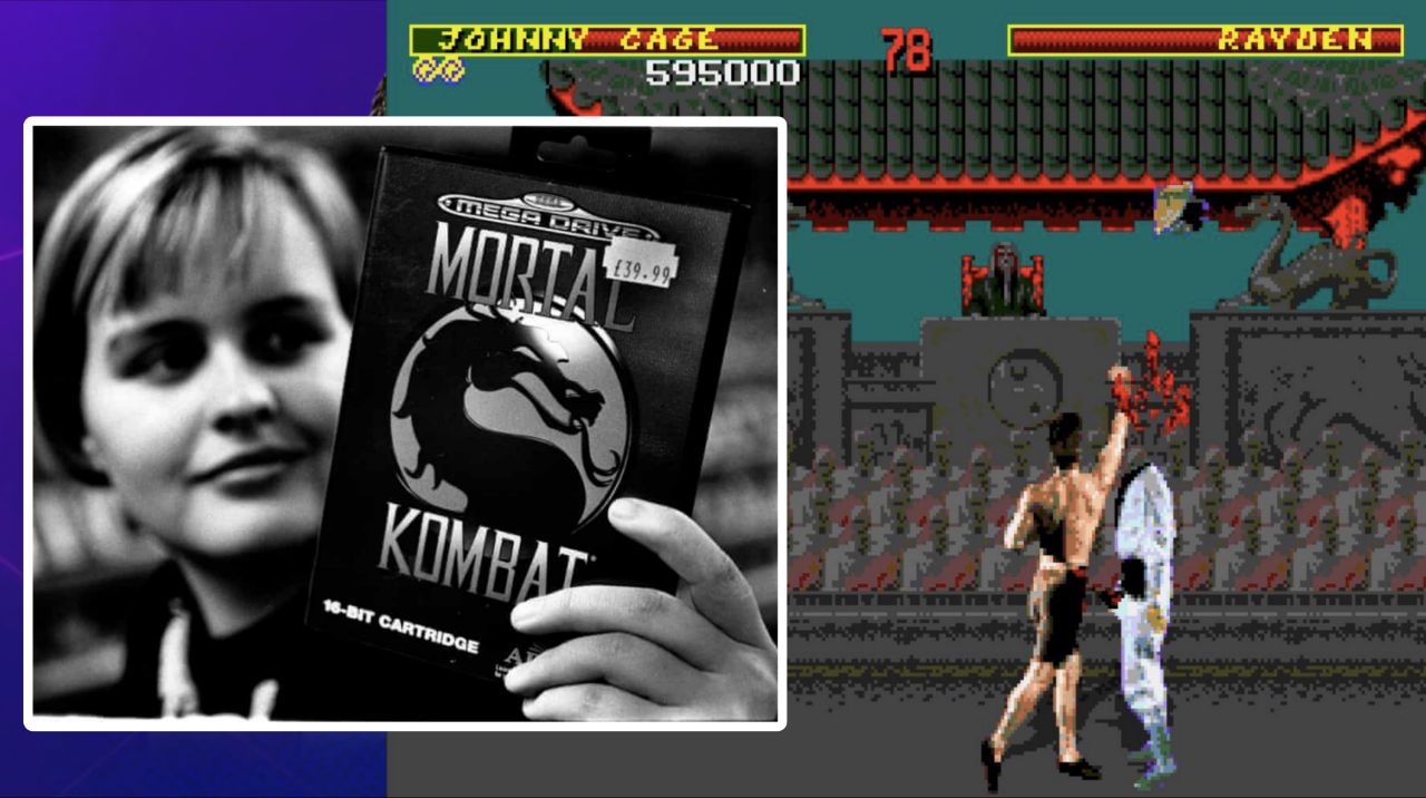 تصویری از بازی مورتال کامبت در کنسول سگا