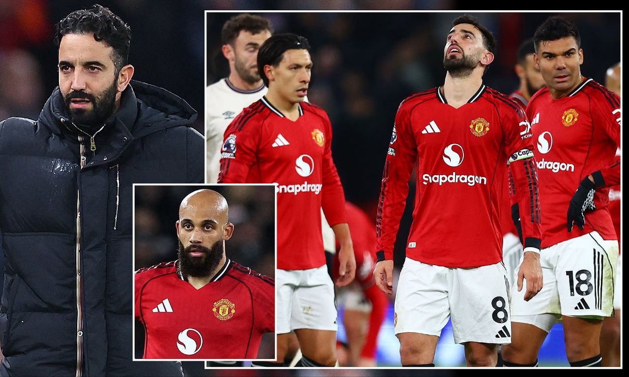 روبن آموریم، سرمربی منچستریونایتد - برایان امبومو، مهاجم منچستریونایتد - برونو فرناندز، هافبک منچستریونایتد 