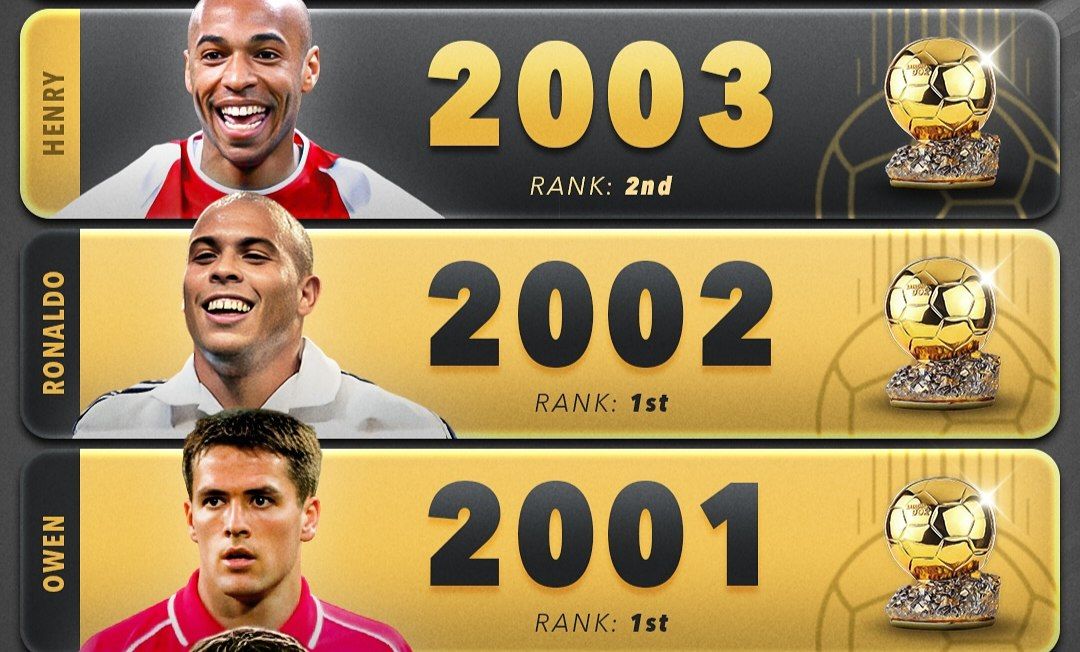 تیری آنری، مهاجم سابق آرسنال - مایکل اوون، مهاجم انگلیسی  - رونالدو نازاریو، مهاجم برزیلی 