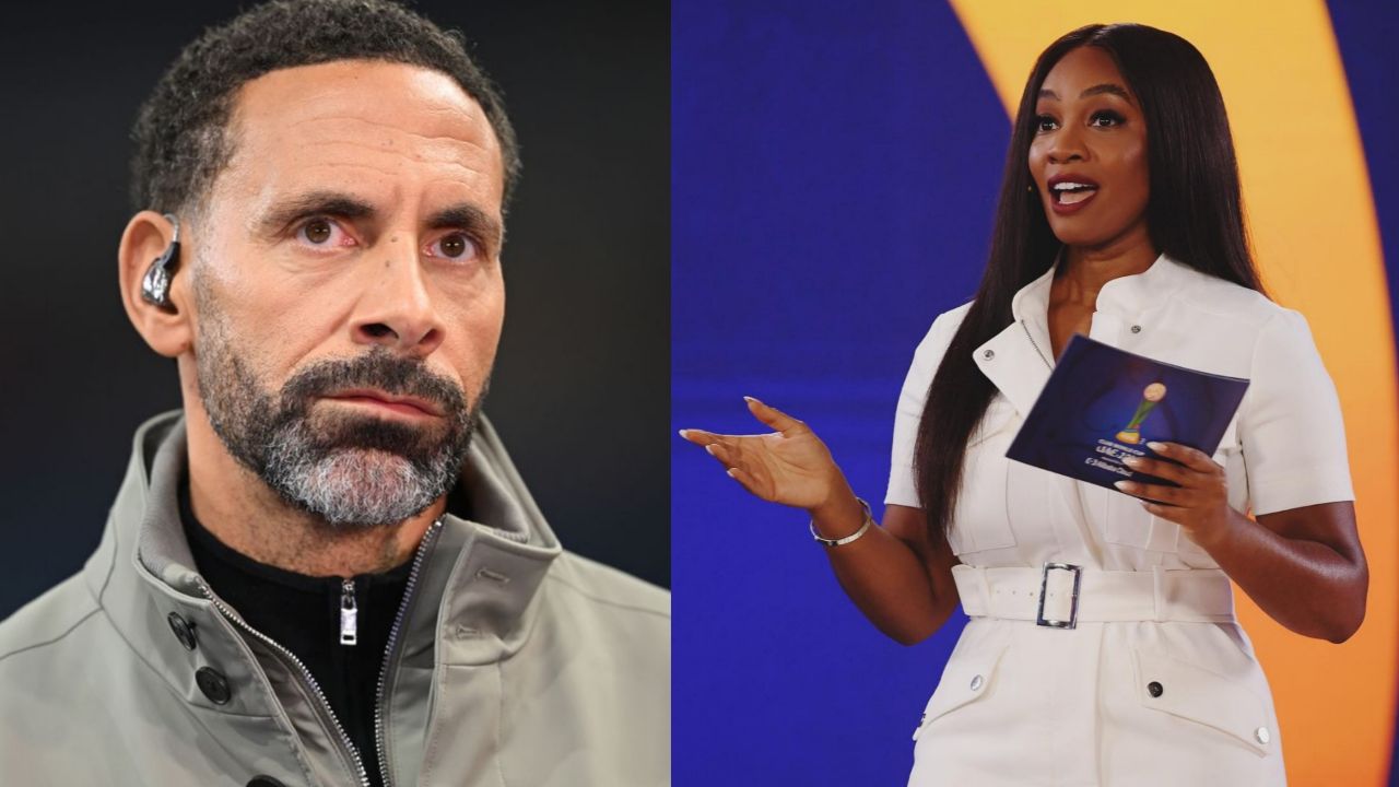 سامانتا جانسون - ریو فردیناند سامانتا جانسون، مجری بینالمللی - ریو فردیناند، کارشناس فوتبال