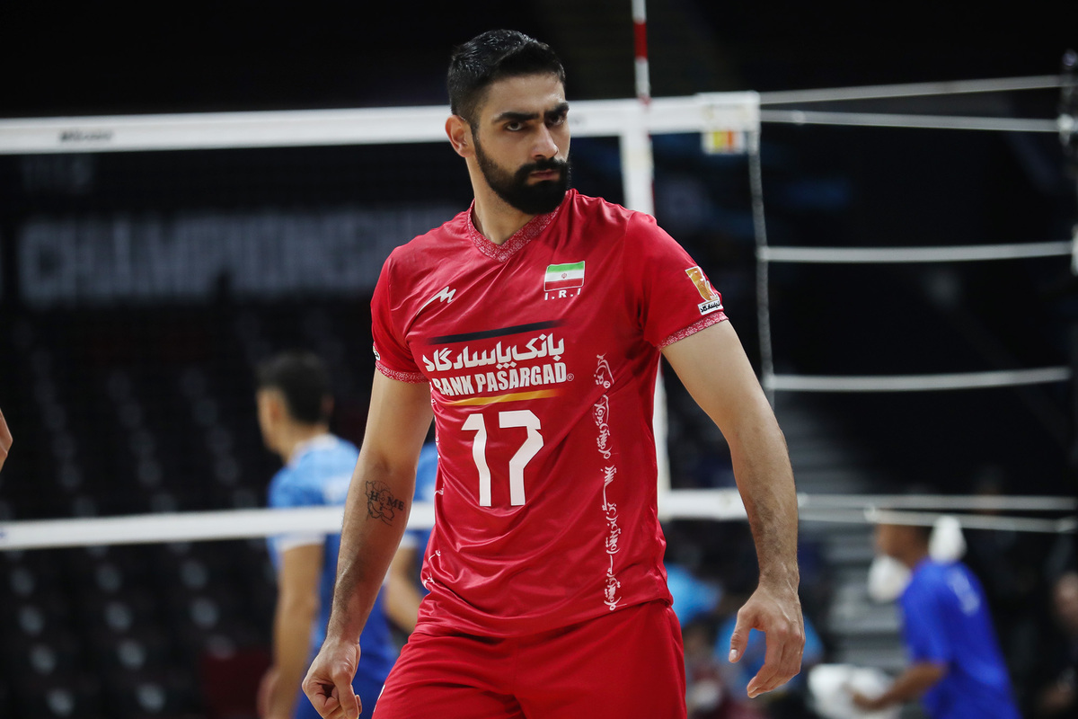 علی حاجی پور-تیم ملی والیبال ایران-والیبال قهرمانی جهان