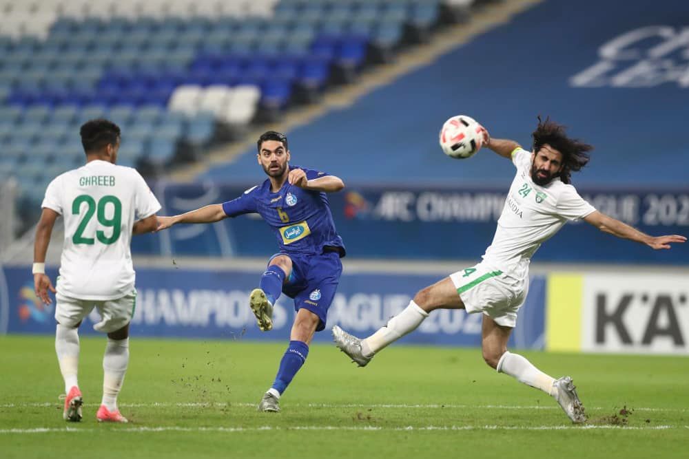 علی کریمی-لیگ قهرمانان آسیا-استقلال-الاهلی عربستان