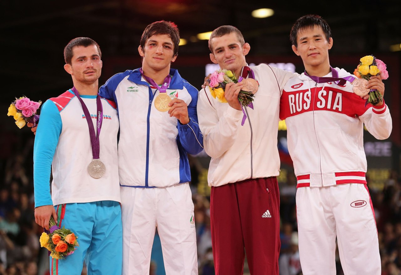 حمید سوریان-المپیک لندن-روشن بایراموف-مینگیان سیمینوف-کشتی فرنگی