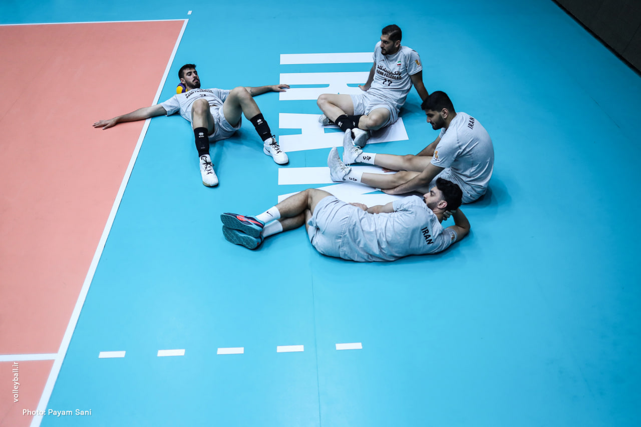 پوریا حسین خانزاده-علی رمضانی-علی حق پرست-محمد ولی زاده-تیم ملی والیبال