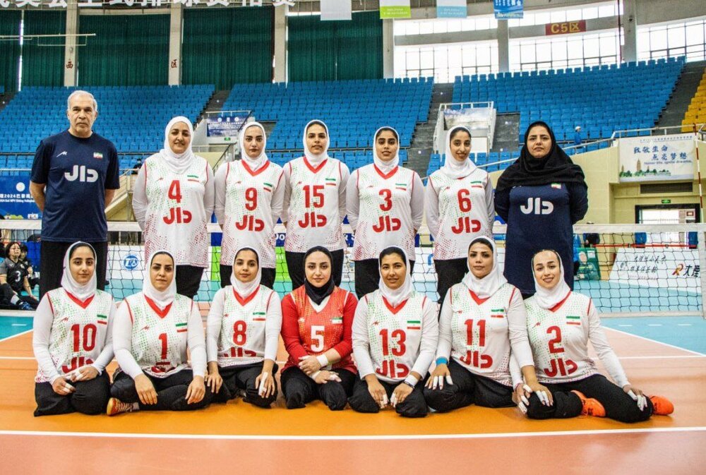 پیروزی والیبال نشسته زنان ایران مقابل ژاپن در انتخابی پارالمپیک