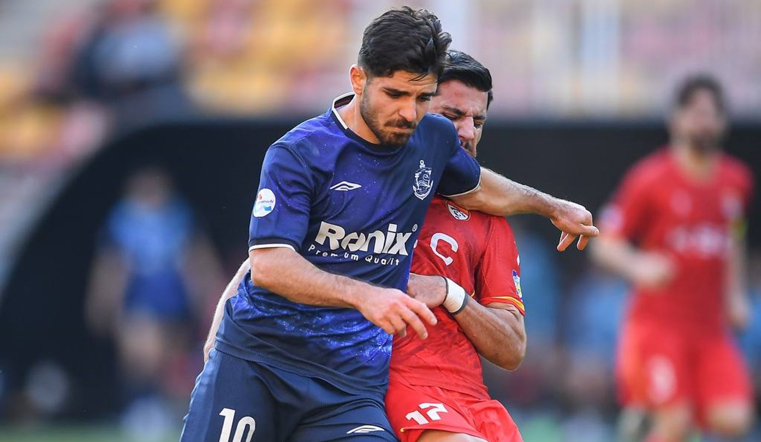 محمد عمری وینگر پرسپولیس و ملوان - پوریا سرآبادانی بازیکن قرمزپوشان فولاد خوزستان - لیگ برتر ایران