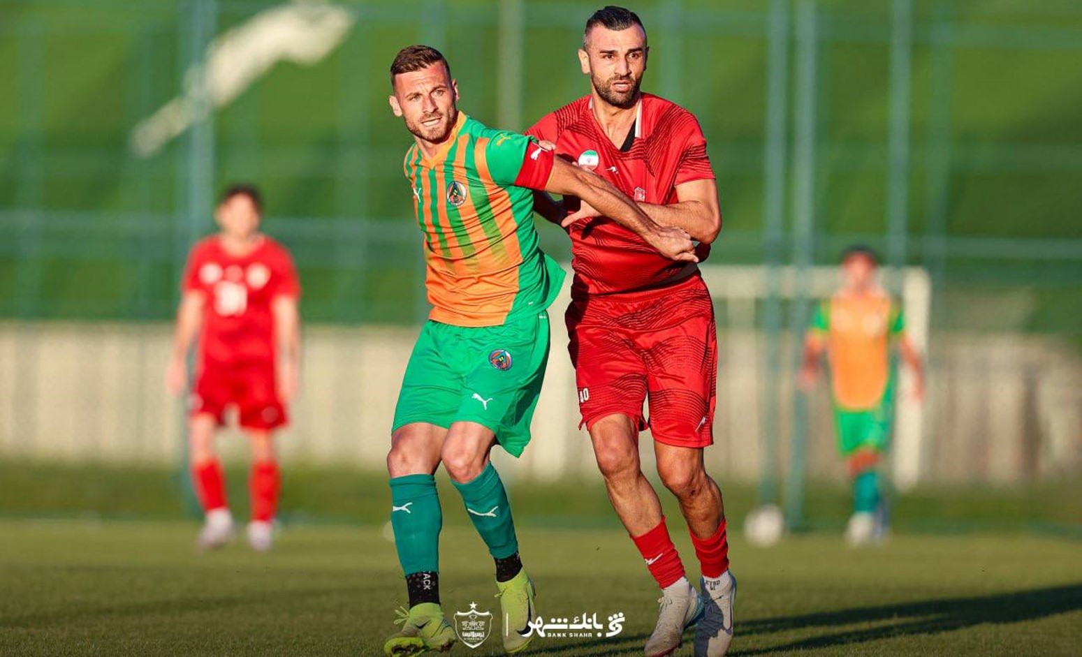سردار دورسون مهاجم ترکیه ای پرسپولیس تهران و بازیکن سابق فنرباحچه - بازی پرسپولیس و آلانیا اسپور در ترکیه - لیگ برتر ایران