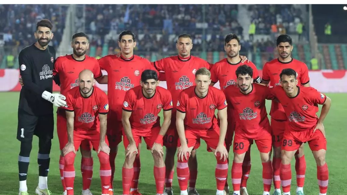 عکس تیمی بازیکنان تراکتور آذربایجان با علیرضا بیرانوند، شجاع خلیل زاده، عارف آقاسی، دانیال اسماعیلی فر، محمد نادری، ریکاردو آلوز، ایگور پوستونسکی و دیگران - لیگ برتر ایران