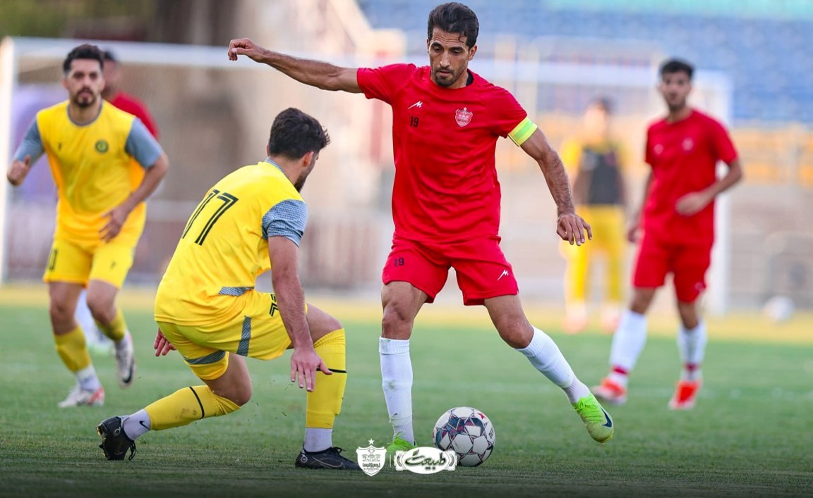 وحید امیری وینگر پرسپولیس تهران در بازی پرسپولیس و نود ارومیه - لیگ برتر ایران