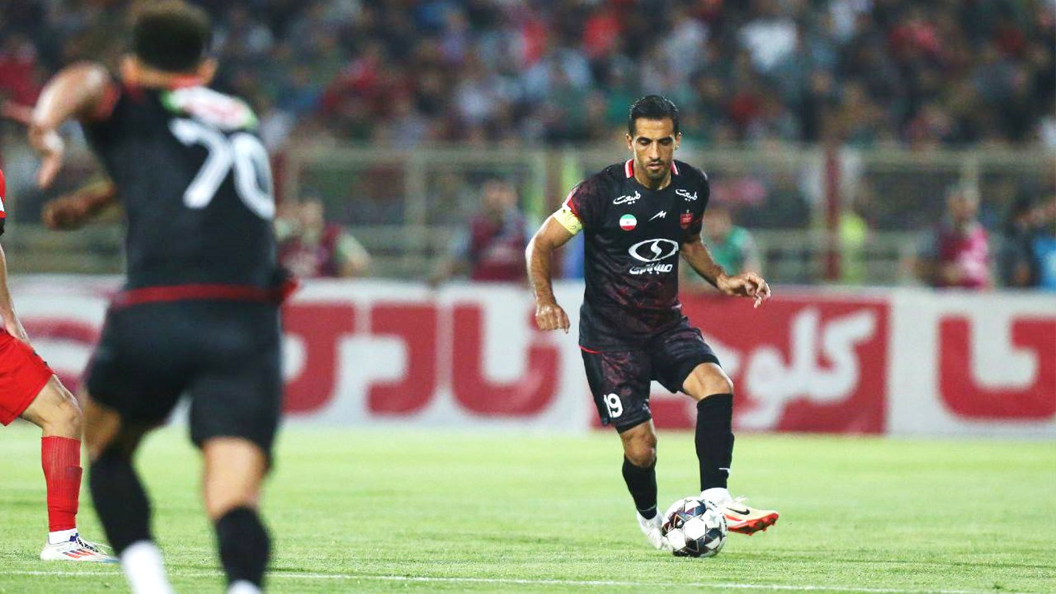 وحید امیری وینگر پرسپولیس تهران و گزینه تراکتور - پرسپولیس و تراکتور - لیگ برتر ایران