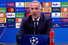سرمربی موناکو - لیگ قهرمانان اروپا - کنفرانس مطبوعاتی