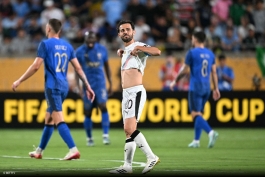 برناردو سیلوا در بازی منچسترسیتی - الهلال عربستان