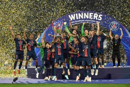 لیگ قهرمانان اروپا - جشن قهرمانی پاری سن ژرمن - PSG